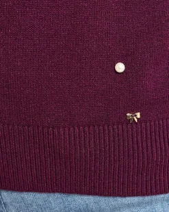 Pullover mit Perlen