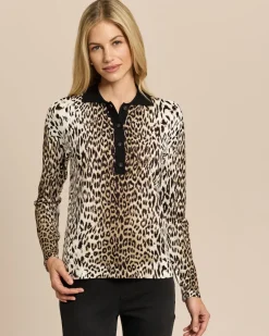 Pullover mit Polokragen