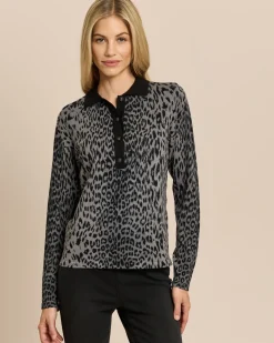 Pullover mit Polokragen