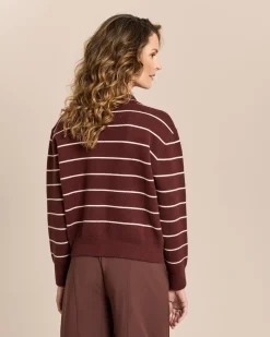 Pullover mit Polokragen