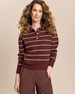 Pullover mit Polokragen