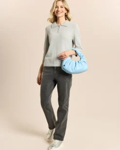 Pullover mit Polokragen