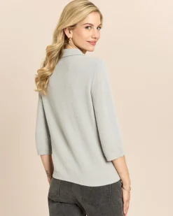 Pullover mit Polokragen