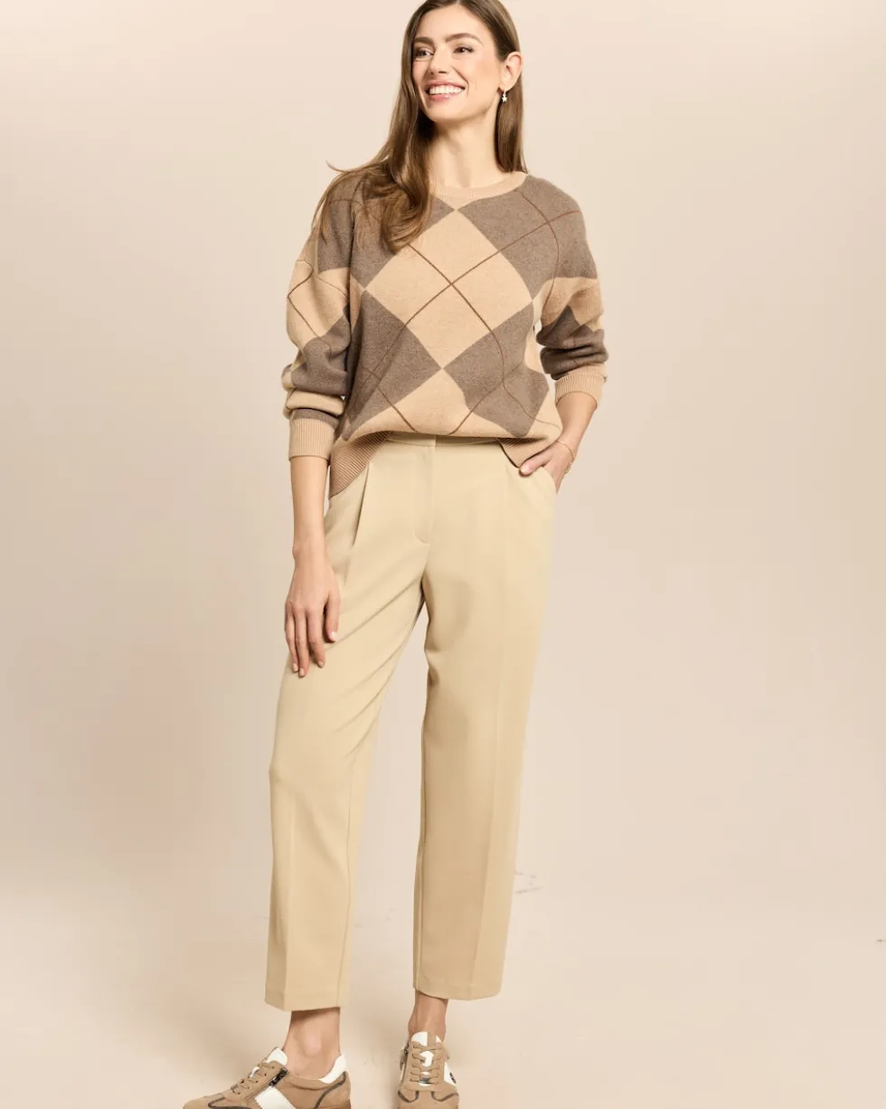 Pullover mit Rauten