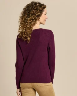 Pullover mit Rippen-Struktur