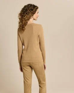 Pullover mit Rippen-Struktur