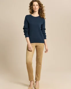 Pullover mit Rippen-Struktur