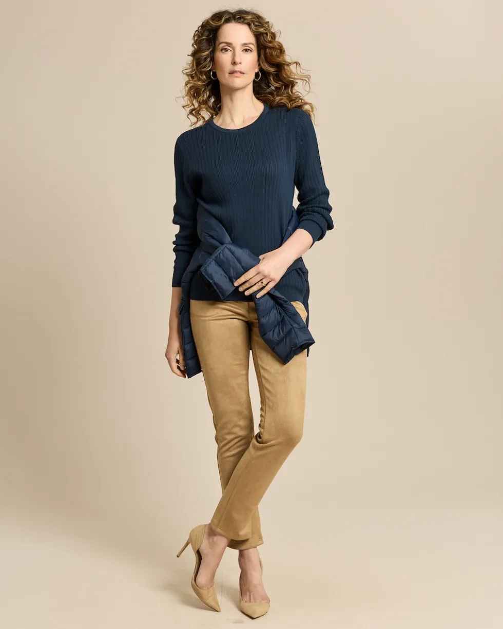 Pullover mit Rippen-Struktur