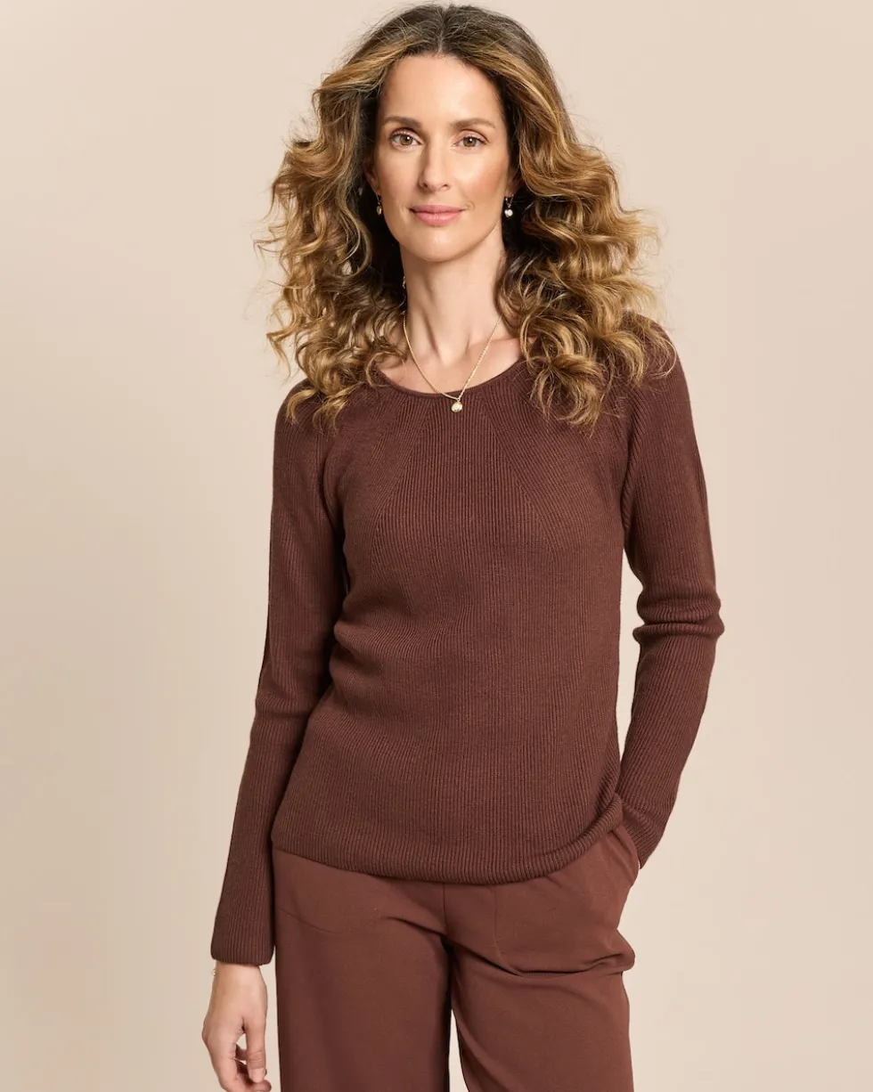 Pullover mit Seide