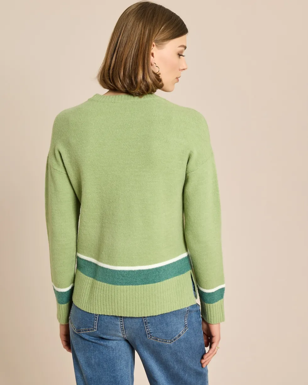 Pullover mit Streifendetail