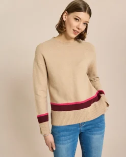 Pullover mit Streifendetail