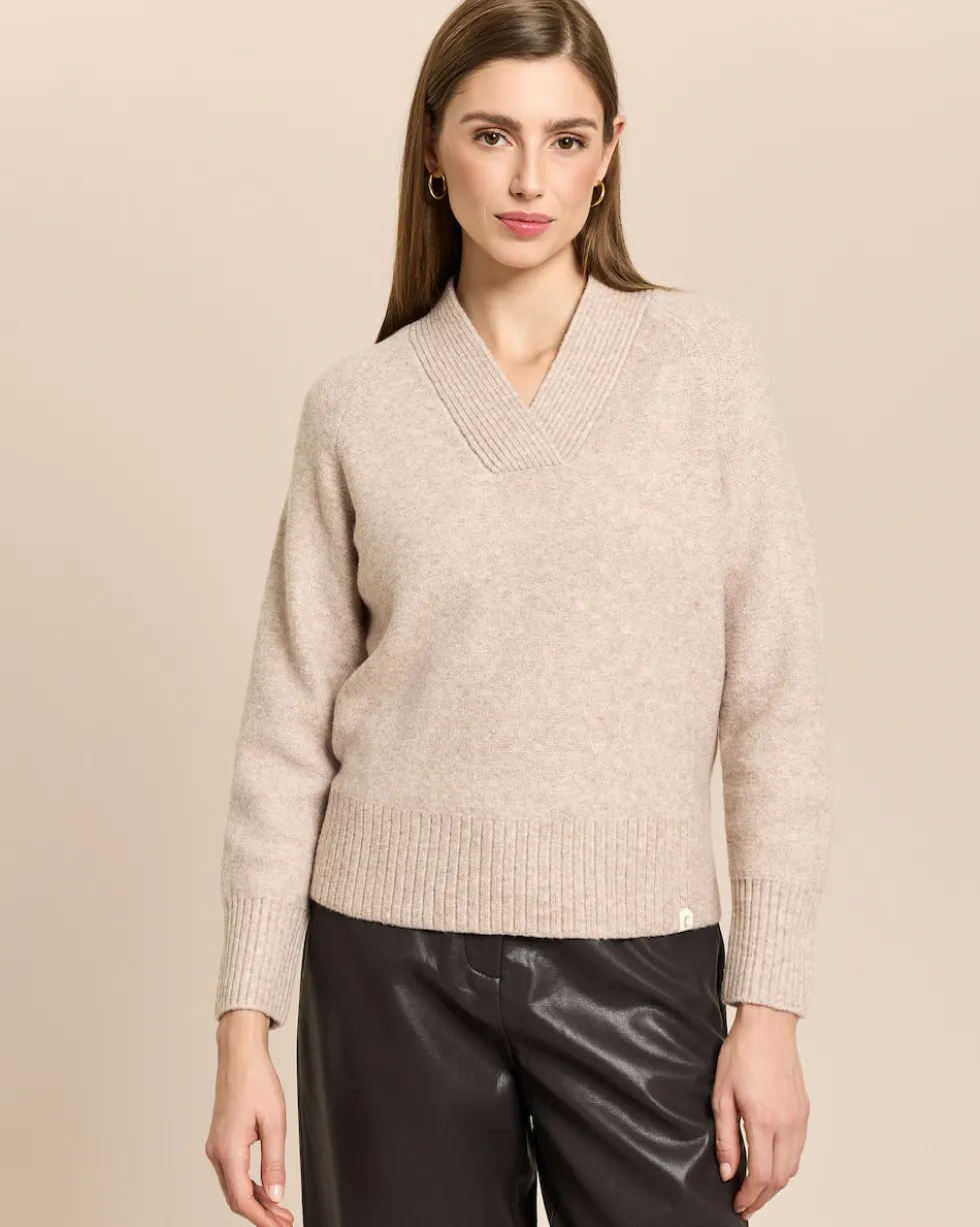 Pullover mit V-Ausschnitt