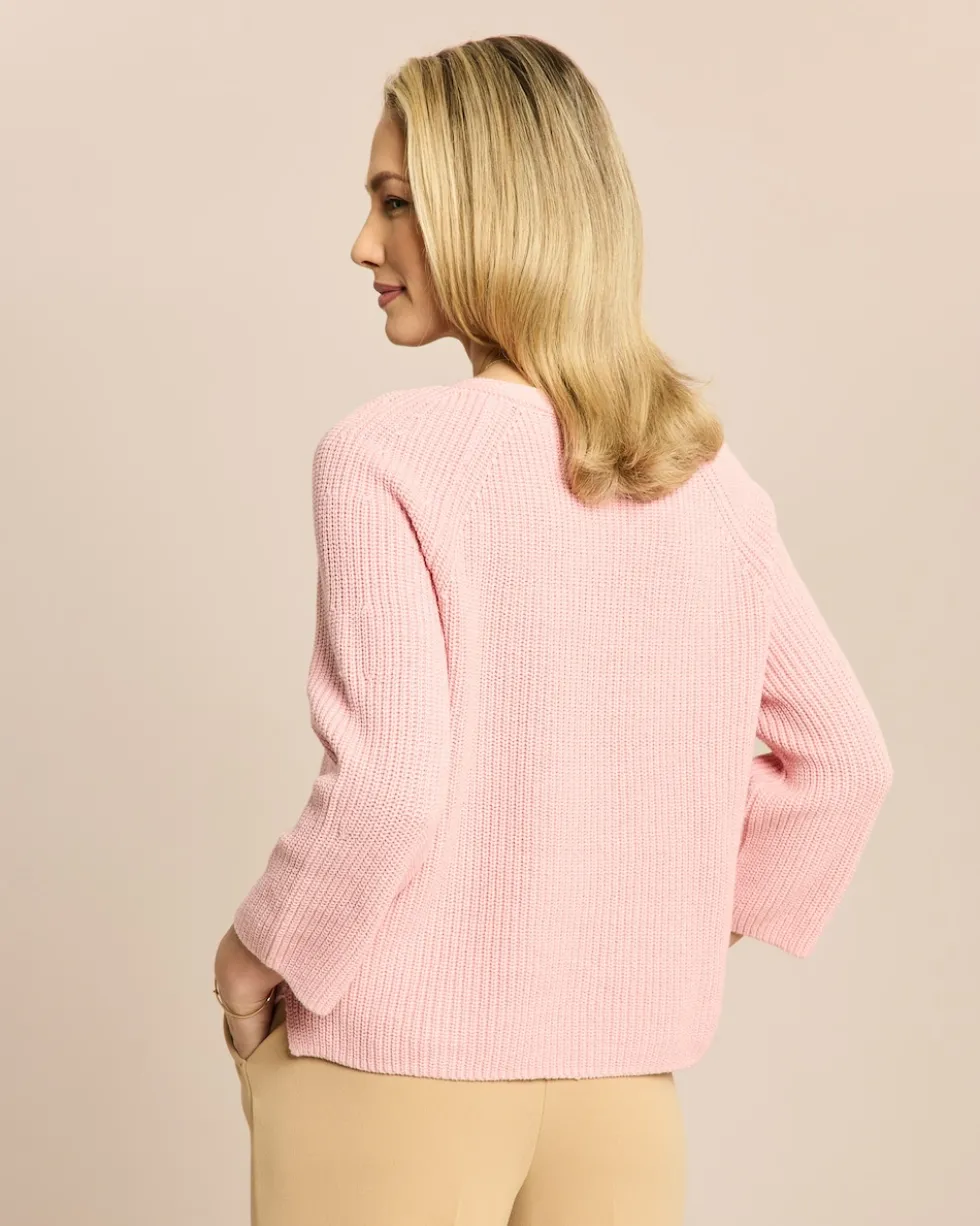 Pullover mit V-Ausschnitt