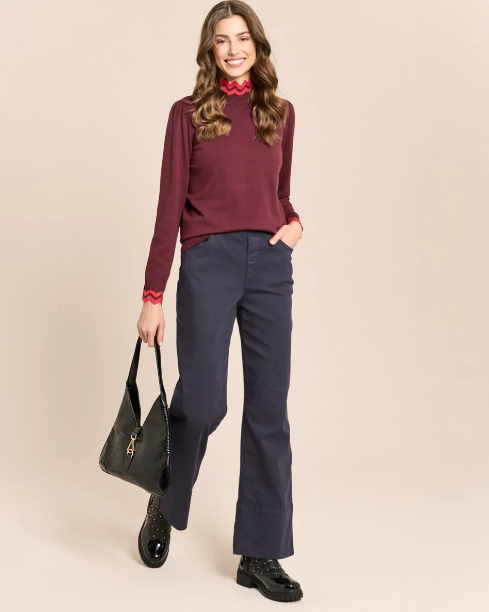 Pullover mit Zick-Zack Design