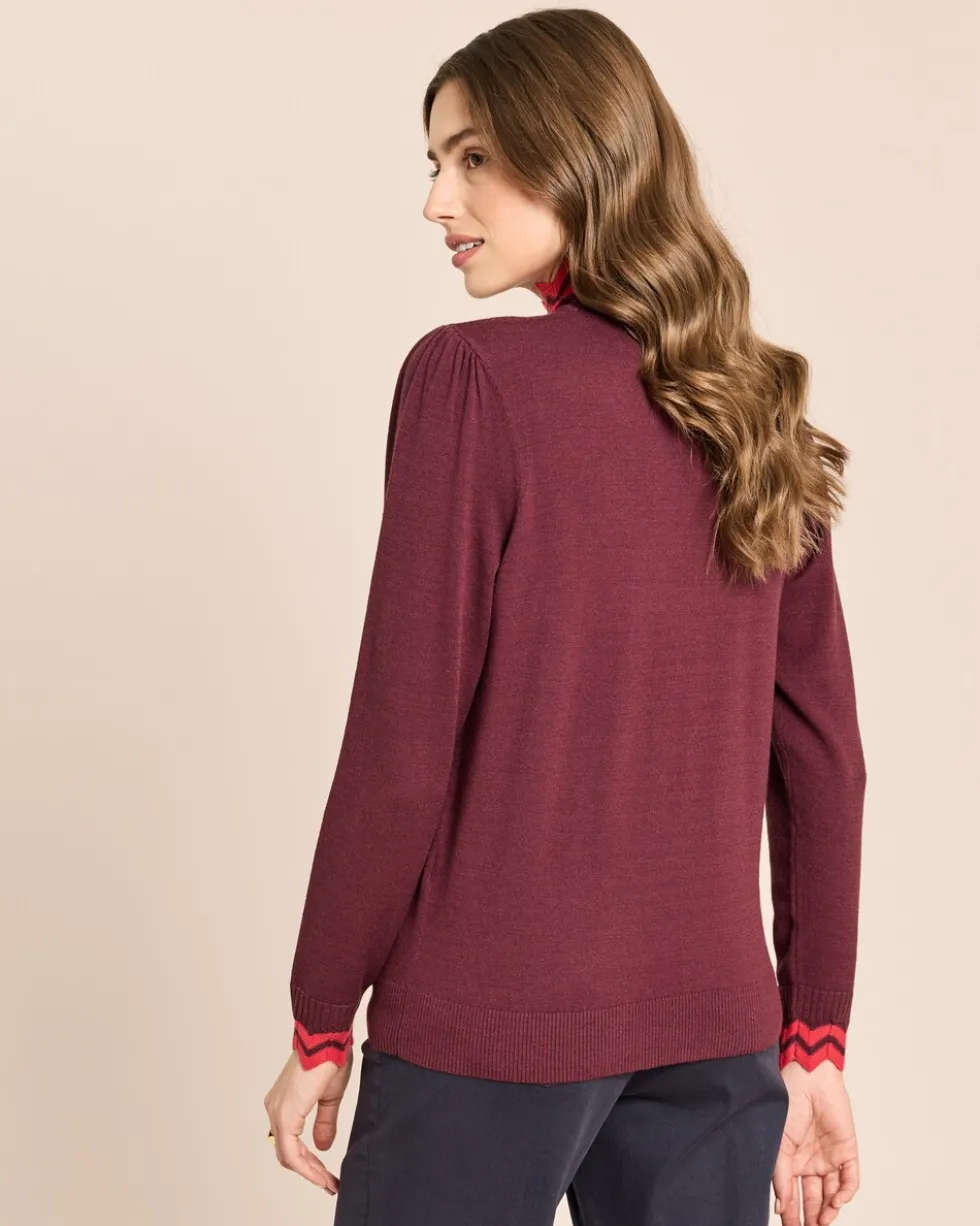 Pullover mit Zick-Zack Design
