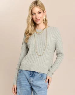 Pullover mit Zopfmuster
