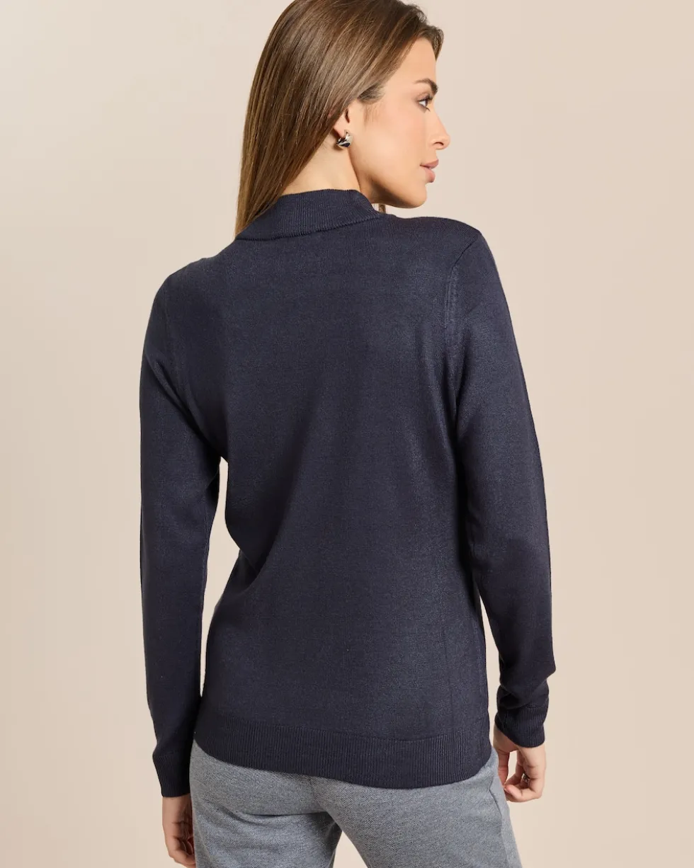 Pullover Stehkragen Cashmere Feel