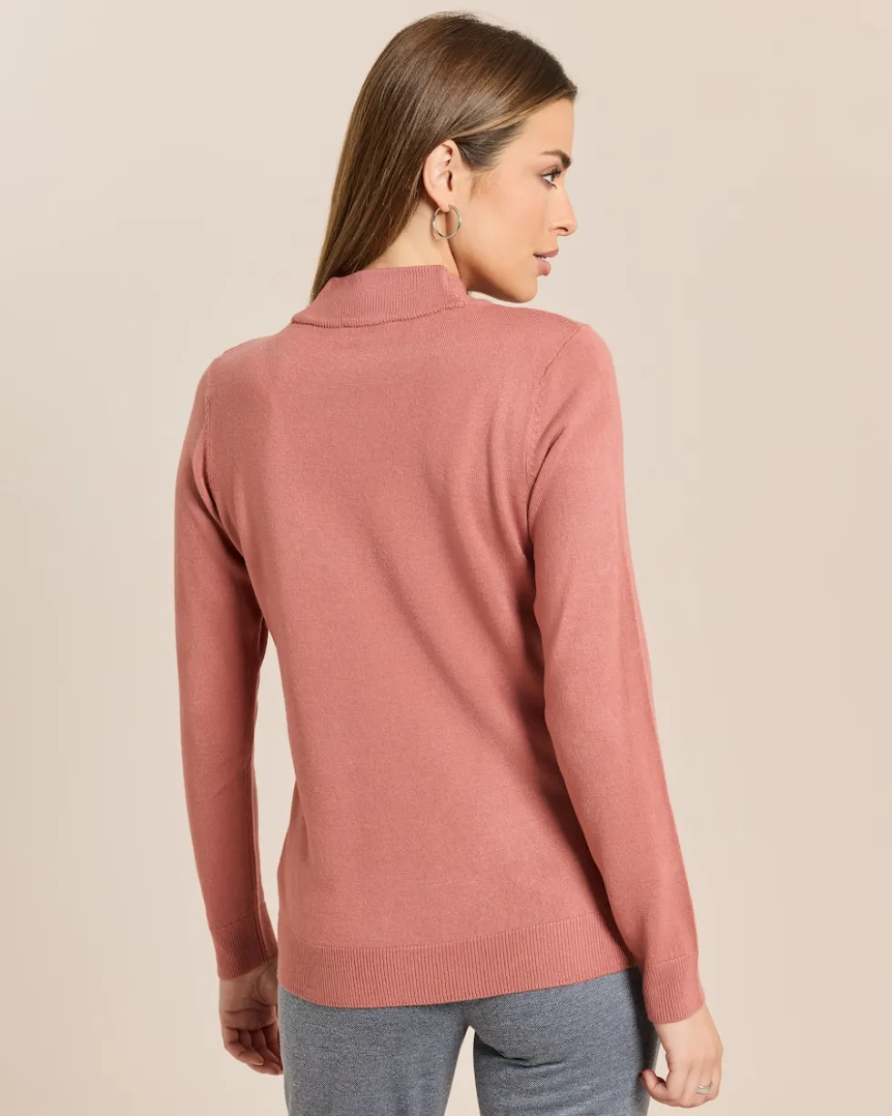 Pullover Stehkragen Cashmere Feel