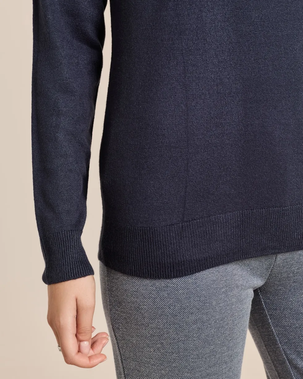 Pullover Stehkragen Cashmere Feel