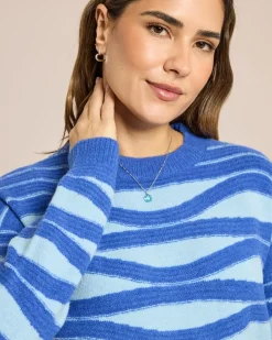 Pullover Wellenjaquard