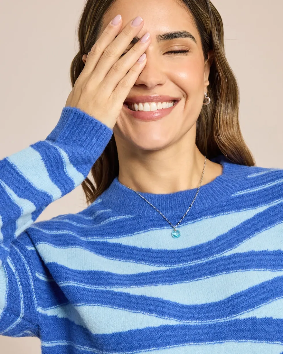 Pullover Wellenjaquard