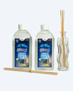 Raumduft mit Glasflacon, 2x 500 ml