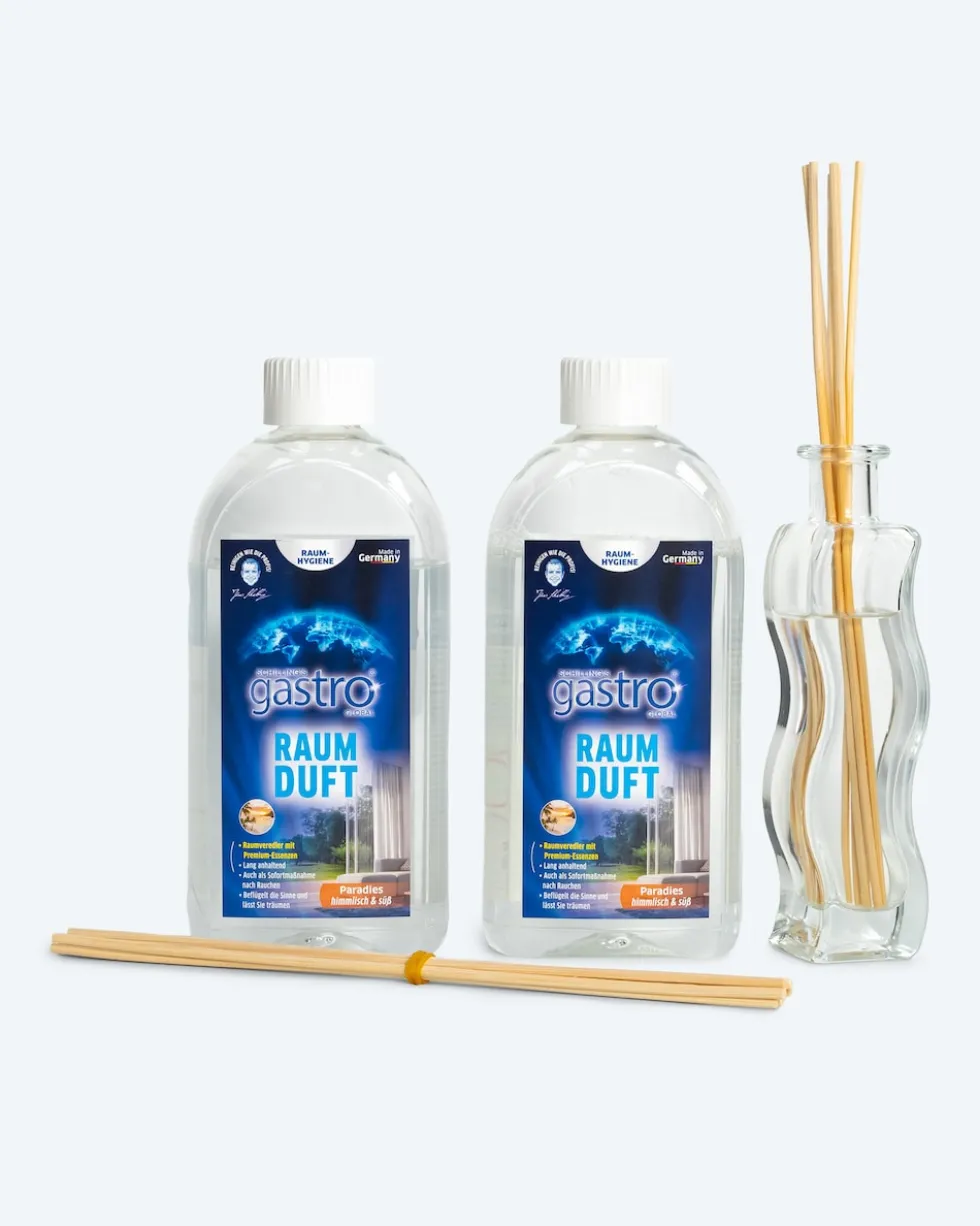 Raumduft mit Glasflacon, 2x 500 ml