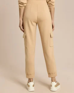 Relaxed Fit Cargohose aus Jersey