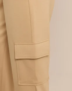 Relaxed Fit Cargohose aus Jersey