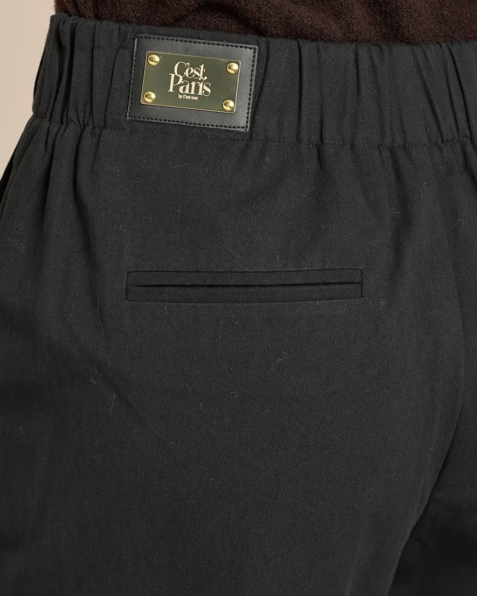 Relaxed Fit Hose mit Zipperdetails