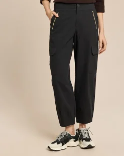 Relaxed Fit Hose mit Zipperdetails