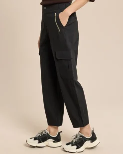 Relaxed Fit Hose mit Zipperdetails