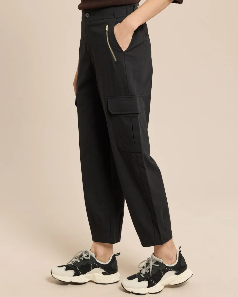 Relaxed Fit Hose mit Zipperdetails