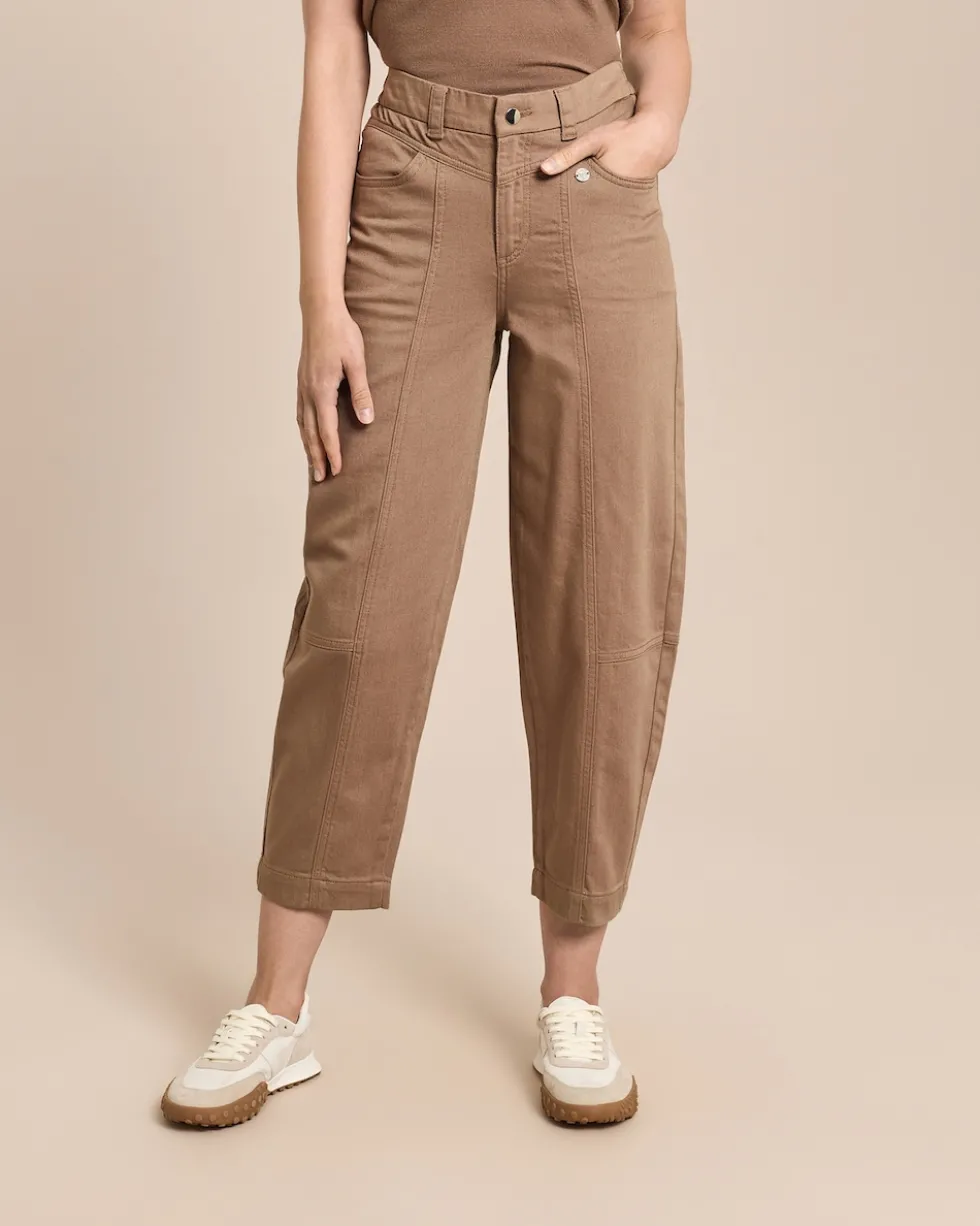 Relaxed Fit Jeans mit Bunddetail