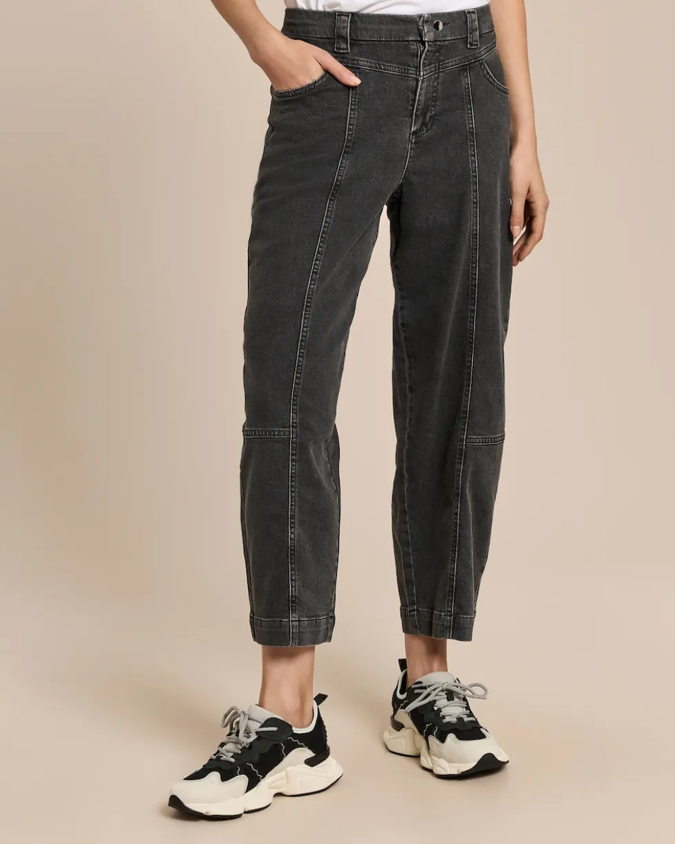 Relaxed Fit Jeans mit Bunddetail