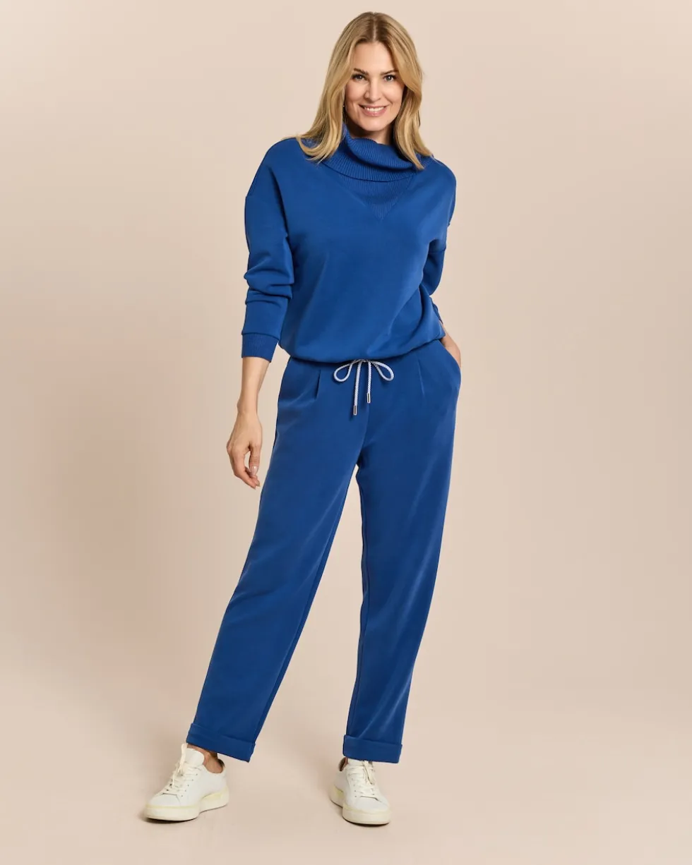 Relaxed Fit Jerseyhose cropped