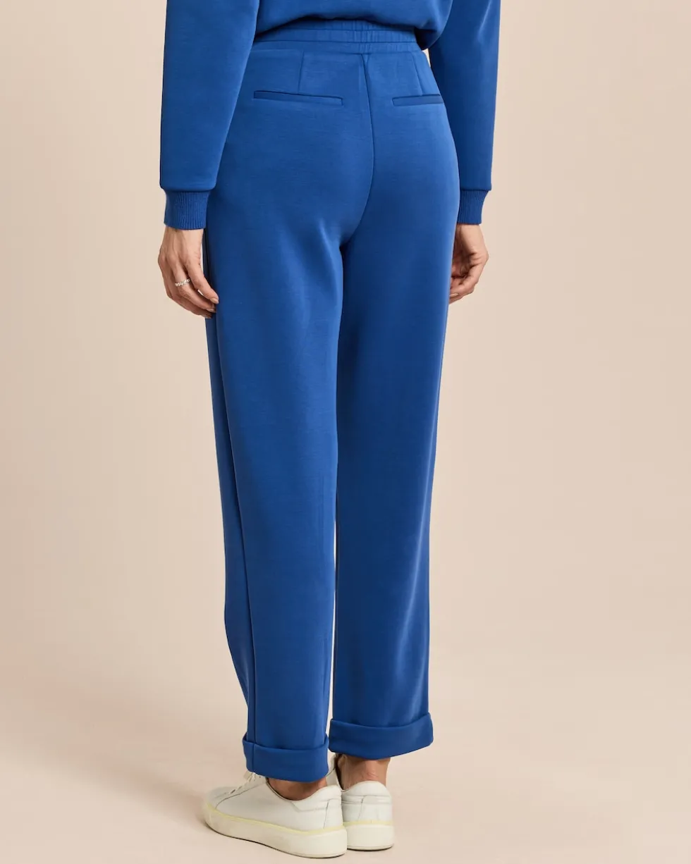Relaxed Fit Jerseyhose cropped