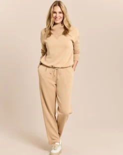 Relaxed Fit Jerseyhose cropped