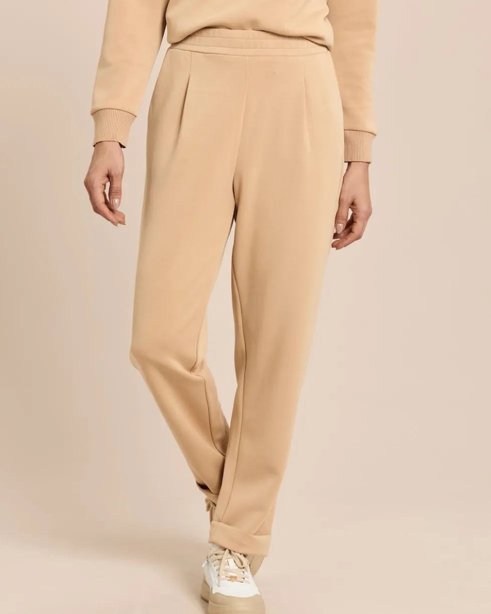 Relaxed Fit Jerseyhose cropped