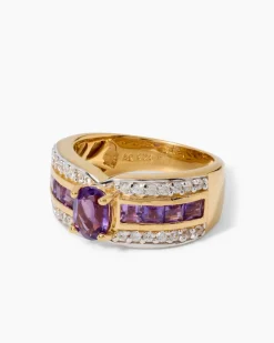 Ring mit Amethyst