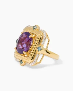 Ring mit Amethyst