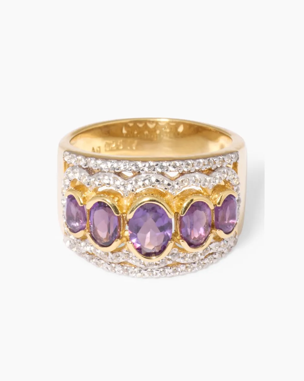 Ring mit Amethyst