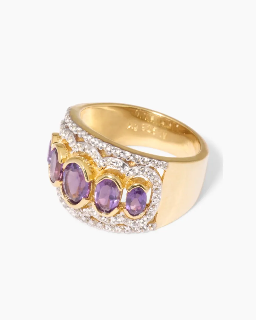 Ring mit Amethyst