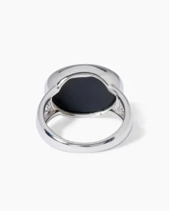 Ring mit Ammolit-Mosaik-Triplette