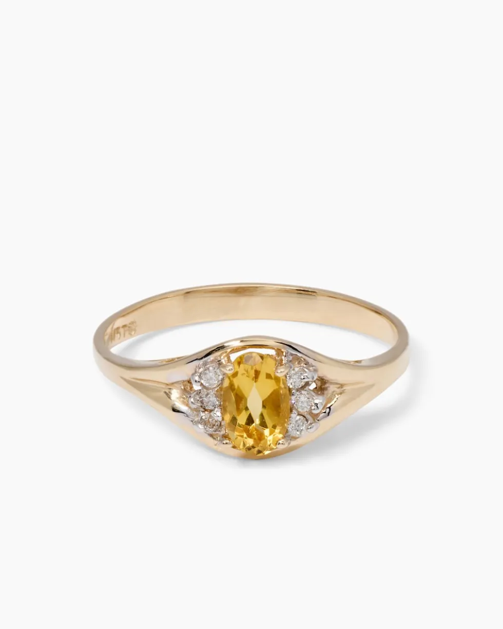 Ring mit Beryll & Brillanten