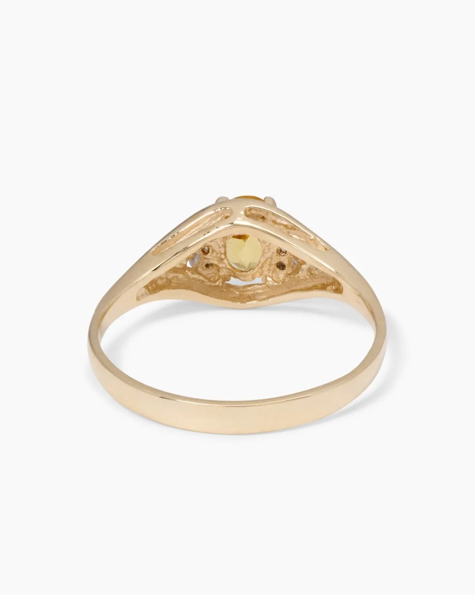 Ring mit Beryll & Brillanten