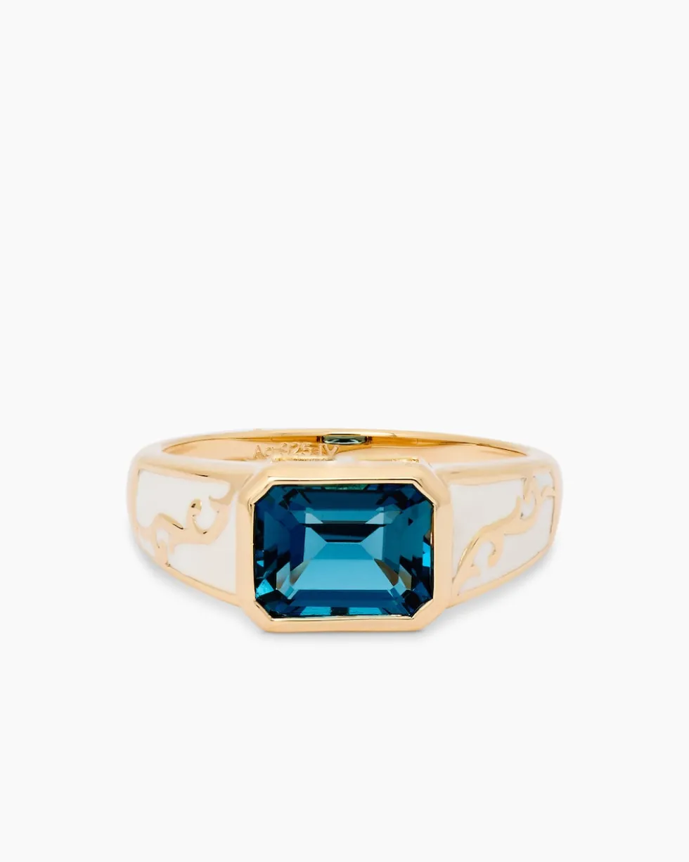 Ring mit Blautopas