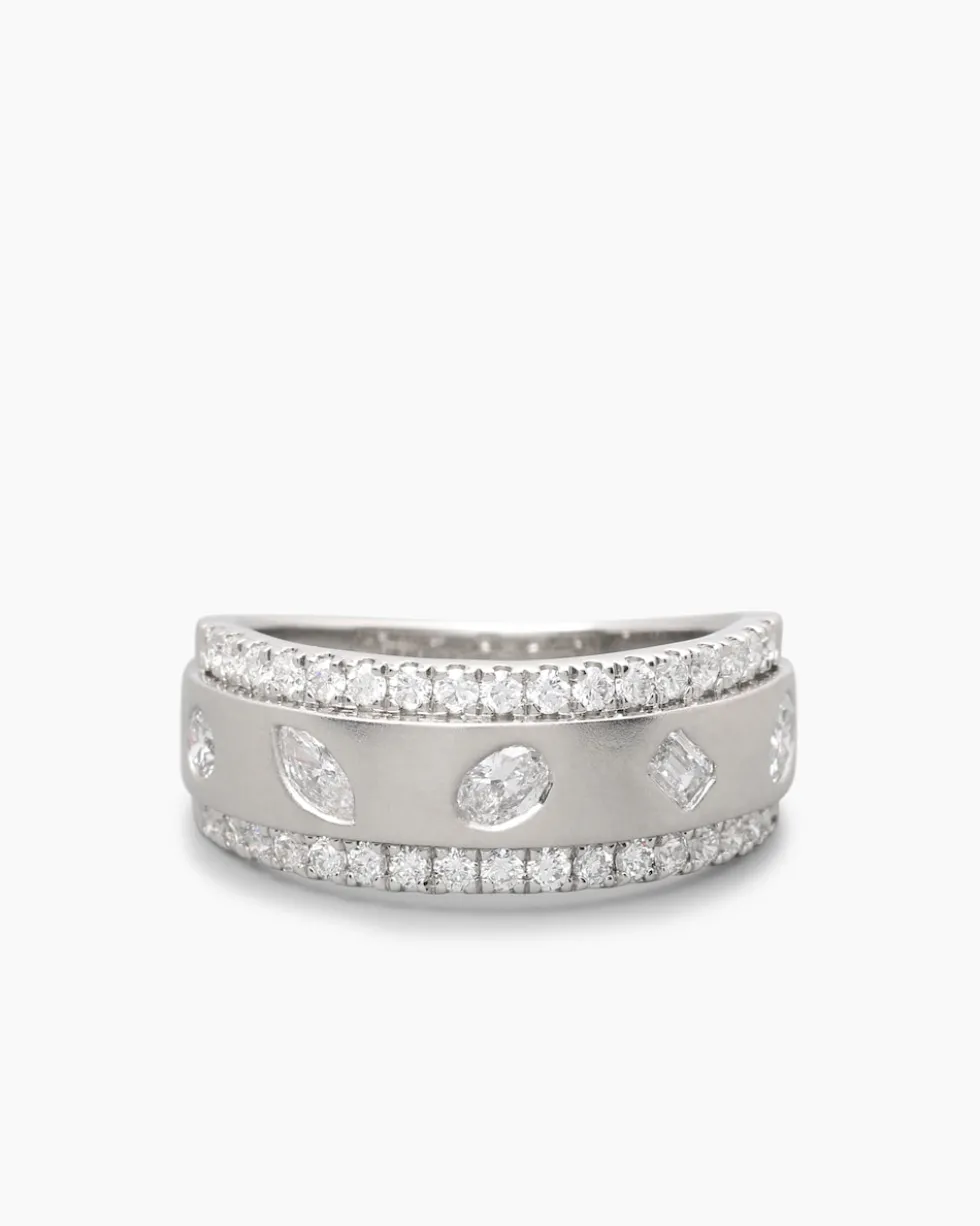 Ring mit Brillanten & Diamanten 1,00 ct