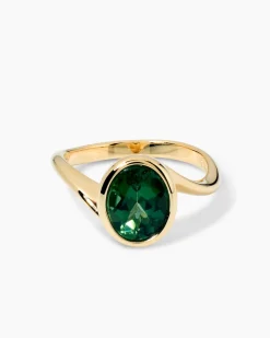 Ring mit Chromapatit