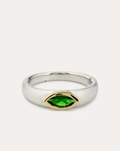 Ring mit Chromdiopsid